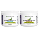 BIOptimizers Sleep Breakthrough Powder – Tropical Dreams & Blueberry Bundle – Natural Sleep Support Supplement – 405g Total