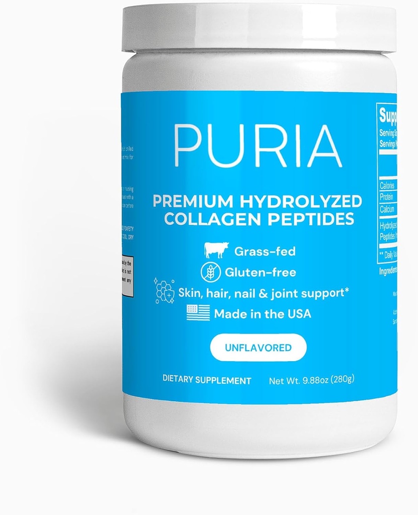 Premium Grass-Fed Hydrolyzed Collagen Peptides ABD Gluten-Free Skin, Hair, Nails, Ortak Destek Toz Supplement