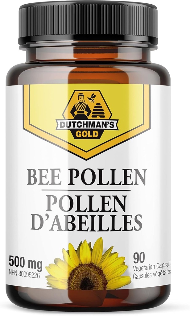 Dutchman's Gold Pure Bee Pollen Capsules 500 mg - 90 kapak