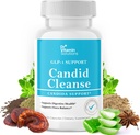 DR VITAMIN SOLUTIONS Candid Cleanse συμπλήρωμα με GLP-1 Υποστήριξη - Ρίγανο Φύλλο, Καπρυλικό οξύ & LactoSpore 
