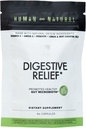 Digestive Relief | Vegan Formula D, Omega-3, HMO, Chia Oil, Lemon & Peppermint Oils | Bloating & Gut Health | 60 Capsules