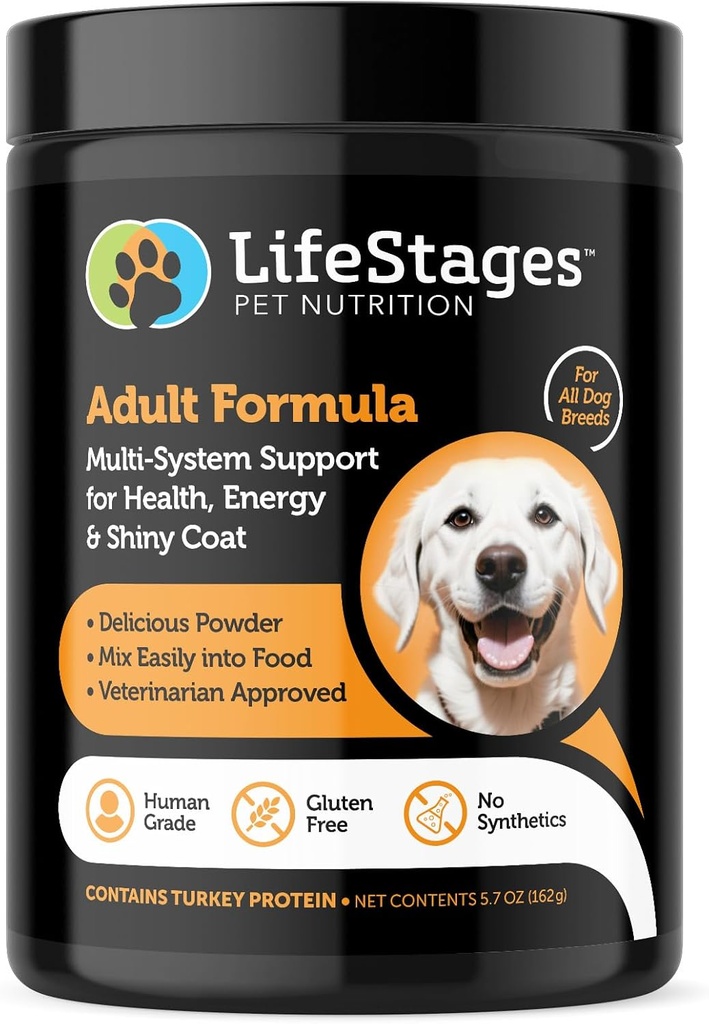 Aşama 2: Köpekler için Multivitamin Yetişkin Formula | All-in-One Support of Kilo Management, Digestive Health, Hip & Ortak Ağrı, Stres ve Endişe & Daha Fazla, All Natural - Vet Onaylandı