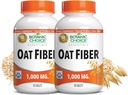Botanic Choice Oat Fiber Dietary Supplement - Digestive Health for Women and Men - Συσκευασία των 2