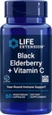 Hayat Black Elderberry + Vitamin C, Günlük Immune Support from Elderberry & Vitamin C, Gluten Free, Non-GMO, Vegetarian, 60 Capsules