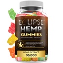 Hemp Gummies - 36.000 MG (60 Kont) - Hemp Oil ile Gummy Bear 600 MG - ABD'de Made in USA