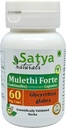 Mulethi Forte Capsules 500 mg. 60 Veg. Capsule | Yasthimadhu (Glycyrrhiza Glabra) Erkekler ve kadınlar için Kapsüller | Ayurvedic Herbal Supplement/R kaçtı | 10:1 Forte (1 60 Capsules Şişe)