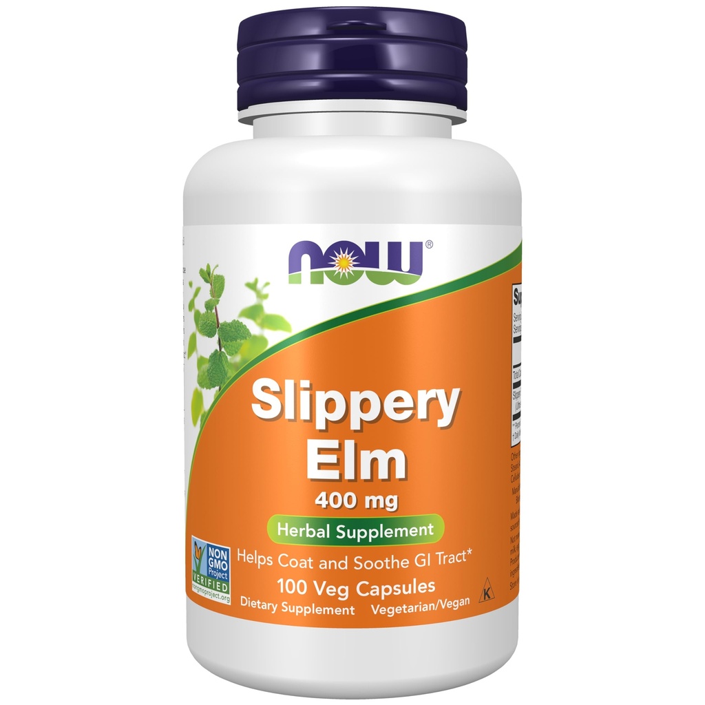 Şimdi Tamamlar, Terpery Elm (Ulmus rubra) 400 mg, Herbal Supplement, 100 Veg Capsules