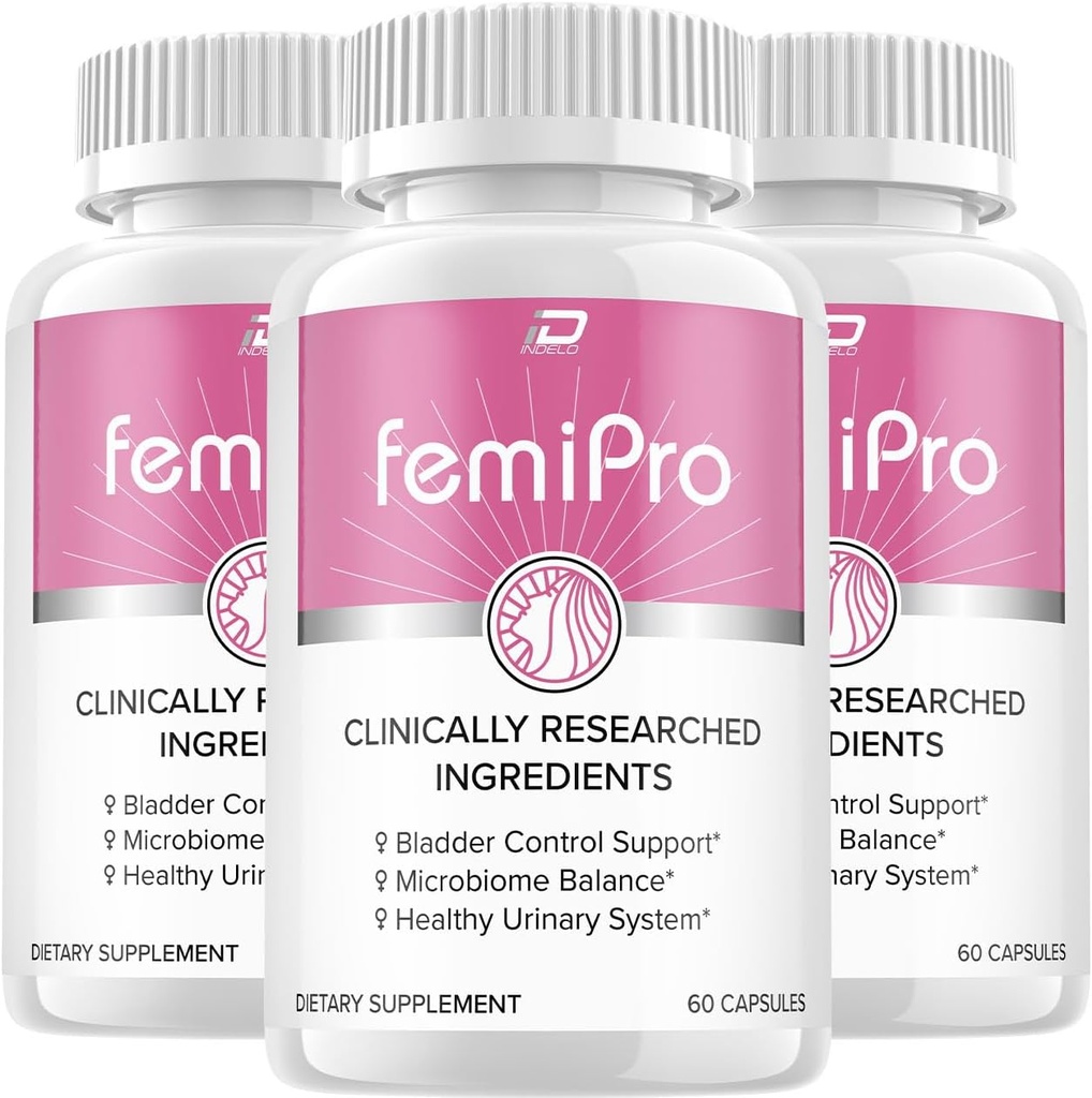 FemiPro Supplement - Probiyotik Femi Pro Pills, FemiPro 24 Saat Destek Mikrobiyome Probiyotik Urinary Control Health, Femie Pro İncelemeleri (3 Paket - 180 Capsules)