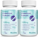 Bayantay 2400 MG Kompleksi Liposomal Glutathione Softgels 1500 MG, En yüksek Absorpsiyon, Active Form Azaltıd Glutathione Supplement, L-Glutathione (GSH) Tamam Immune, 120 Softgels