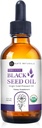 Kate Naturals Organic Black Seed Oil (4oz, Virgin, Cold Pressed, Non-GMO) Liquid Nigella Sativa for Immune Support & Digestion. Pure Blackseed Cumin Oil for Hair and Skin