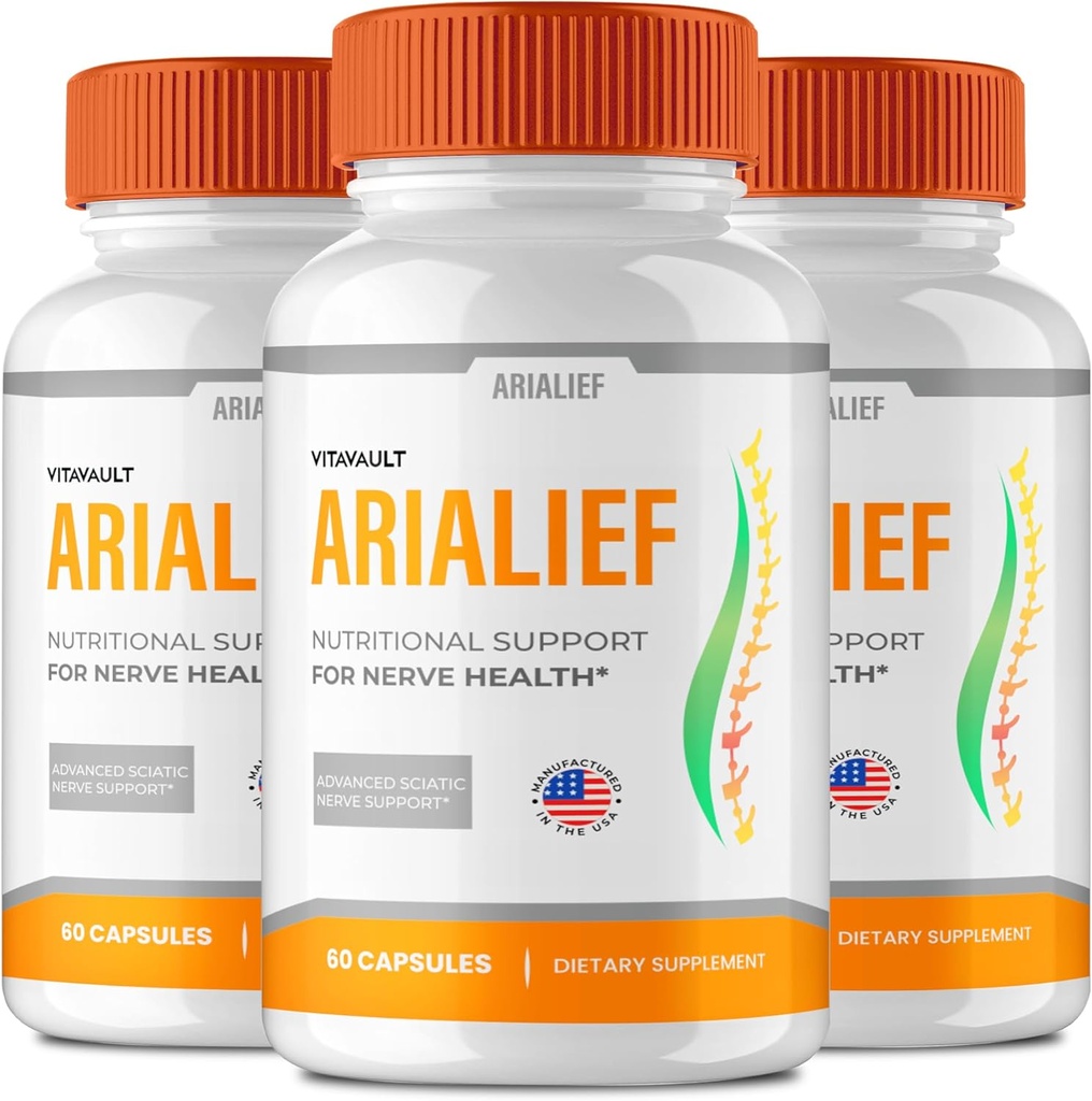 Arialief Brain Supplements for Memory and Focus Capsule Capsules, Aria LIEF Advanced Formula Brain Health Support Pills maksimum Güçlü Nootropics Arialief All Natural Support Pills Yorumlar (3 Pack)