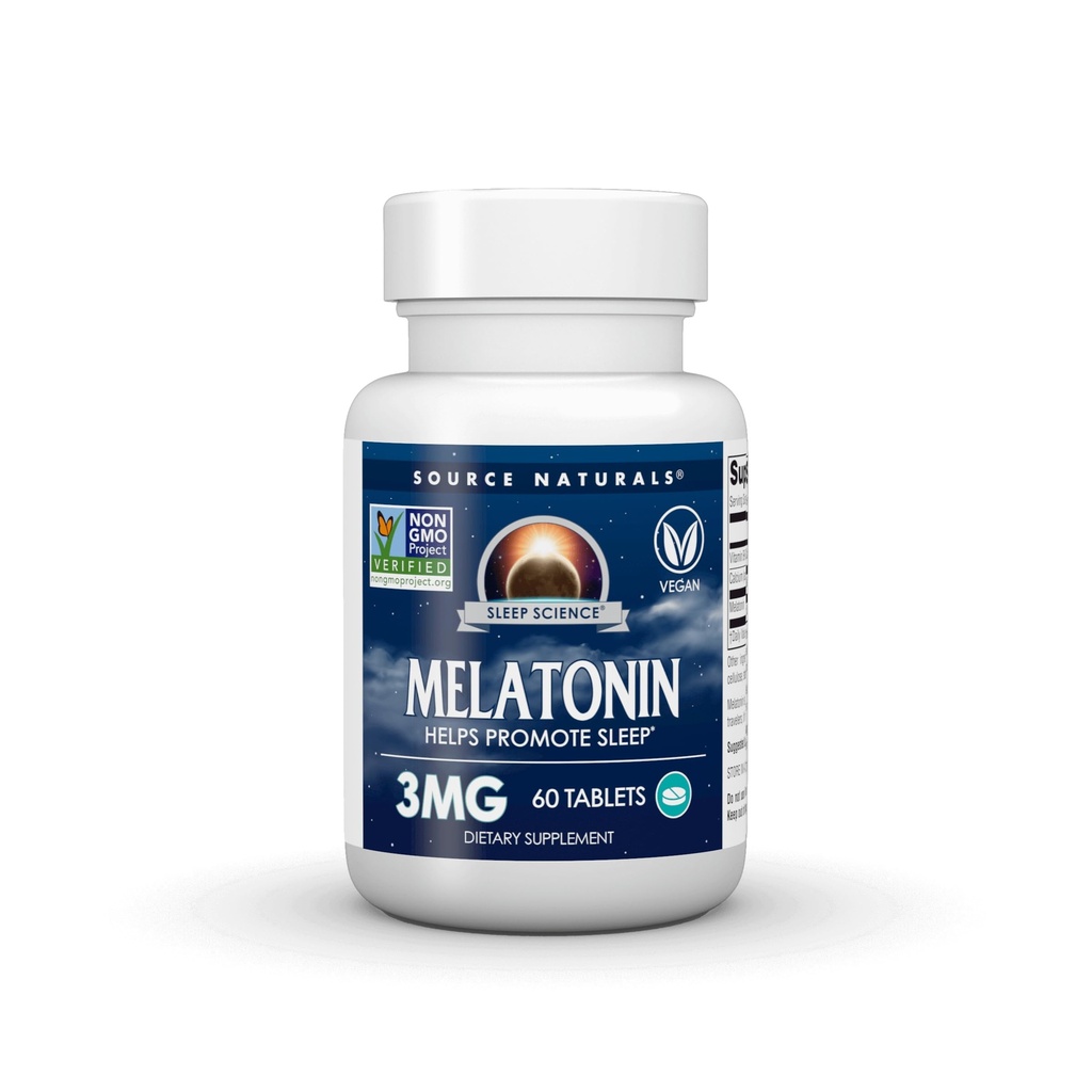 Source Naturals Sleep Science Melatonin * 3 mg - 60 Tablet