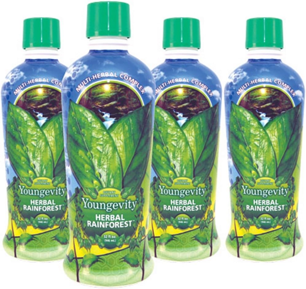 Youngevity Majestic Earth Herbal Rainforest, 32 Fl Oz - Ultimate Multi-Herbal, Kadınlar, Çocuklar - Immune Support Supplement - Gluten-Free