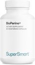 SuperSmart Bioperine 30mg ανά ημέρα (95% Piperine) - Συμπλήρωμα Εκχυλίσματος Μαύρου Πιπεριού - Ενίσχυση απορρόφησης - Υποστηρίξτε Digestive Enzymes 