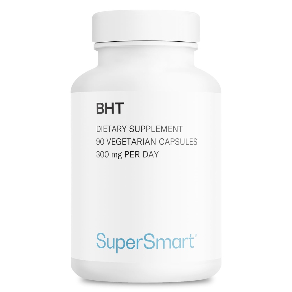 Supersmart - BHT συμπλήρωμα 300mg ανά ημέρα - Βουτυλιωμένο Υδροξυτολουόλιο 