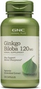 GNC Herbal Plus Ginkgo Biloba 120mg Supplement, Vegetarian, Supports mental Sharpness, 100 Hizmet