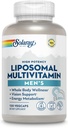 SOLARAY Liposomal Multivitamin for Men, Geliştirilmiş Abvitamin Immune, Energy & Bone Support Supplement, Mens Daily Multi Vitamin, BCAAs, Vitamin D3, C, B12, çinko, Vegan, Soy Free, 60 Serv, 120 VegCaps