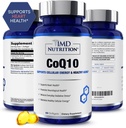1MD Beslenme CoQ10 - Kalp Sağlığı ve Hücre Enerji Üretimi - Erkekler ve Kadınlar için Sağlık Supplement - Coenzyme Q10 Softgel - 60 Gün