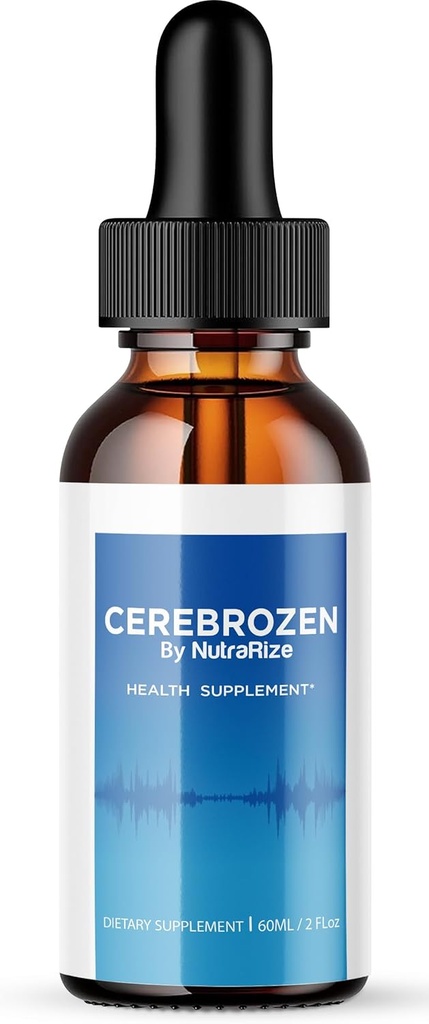 NutraRize Cerebrozen Drops - Προηγμένη φόρμουλα για την υγεία του αυτιού, Φυσική υποστήριξη για τη βελτίωση της ακοής, Cerebrozen 24 συμπλήρωμα διατροφής, Κριτικές (30 υπηρεσίες)