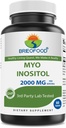 Brieofood Myo Inositol 2000 mg oda başına - 60 Tablet - 3. Parti Lab Testedildi