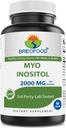 Brieofood Myo Inositol 2000 mg oda başına - 60 Tablet - 3. Parti Lab Testedildi