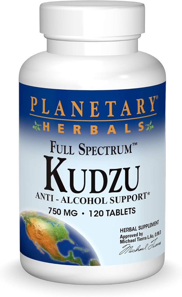 Gezegensel Herbals Full Spectrum Kudzu Tabletleri, 120 Kont