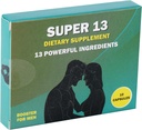 Super 13 Hızlı Erkekler için herbal Male Supplement'i Yasası. 13 Potent Malzemeler - Horny Goat Weed Tongkat Ali Maca & More for Energy Vitality Stamina Endurance and Performance Advancedr Pills 10 Caps