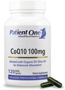 Hasta One Coenzyme Q10 (CoQ10) 100 mg | Antioksi Supplement to Support Heart and Vascular Health* | organik Zeytinyağı ile | 120 Capsules