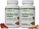 Herb Science Berberine, hizmet başına 1000 mg of Berberine, Supports Metabolic Health, Cardio ve Immune Support, Sağlıklı Kalp, 120 Capsules, 60 Hizmet, 2 Paket