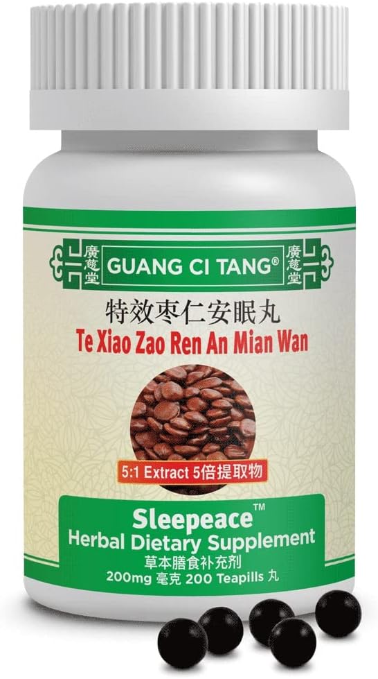 Guang Ci Tang ActiveHerb - Sleepeace Te Xiao Zao Ren bir Mian Wan - 200 Pills