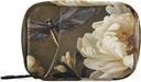 Floral Dragonfly Pill Case Box for Travel, Weekly Portable Pill Organizer Supplement Sahibi