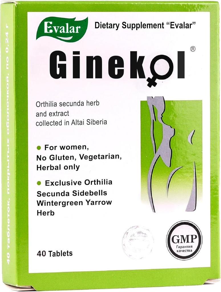 Evalar Orthilia Secunda Sidebells Wintergreen Yarrow Herb 40 Tabs Altai Sibirya