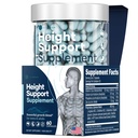 Boy & Bone Support Supplement - Çocuklar ve gençler için Premium Boy Büyüme Tamamı - Beslenme Destek Kemik Sağlığı Formula - Yüksek Art Vitaminler - 60 Caps