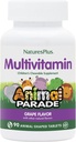 Natures Plus Animal Parade Children's Chewable Multivitamin - Grape Flavor - 90 Animal-Shaped Tabletler - Sağlık & Well-Being - Vegetarian, Gluten Free - 45 Hizmetler