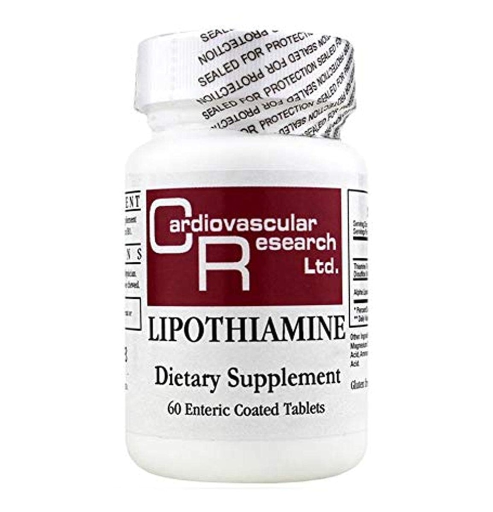 Cardiovascular Research Lipothiamine, White, 60 Kont (THIAM2)