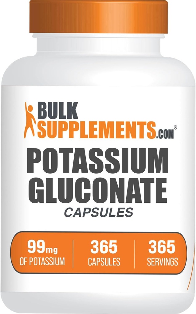 BulkSupplements.com P properties Gluconate Capsules - P properties Gluconate Supplement, Pyum Tamam - Gluten Free, 1 Capsule per Service, 365 Capsules (Pack of 1)