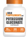 BulkSupplements.com P properties Gluconate Capsules - P properties Gluconate Supplement, Pyum Tamam - Gluten Free, 1 Capsule per Service, 365 Capsules (Pack of 1)