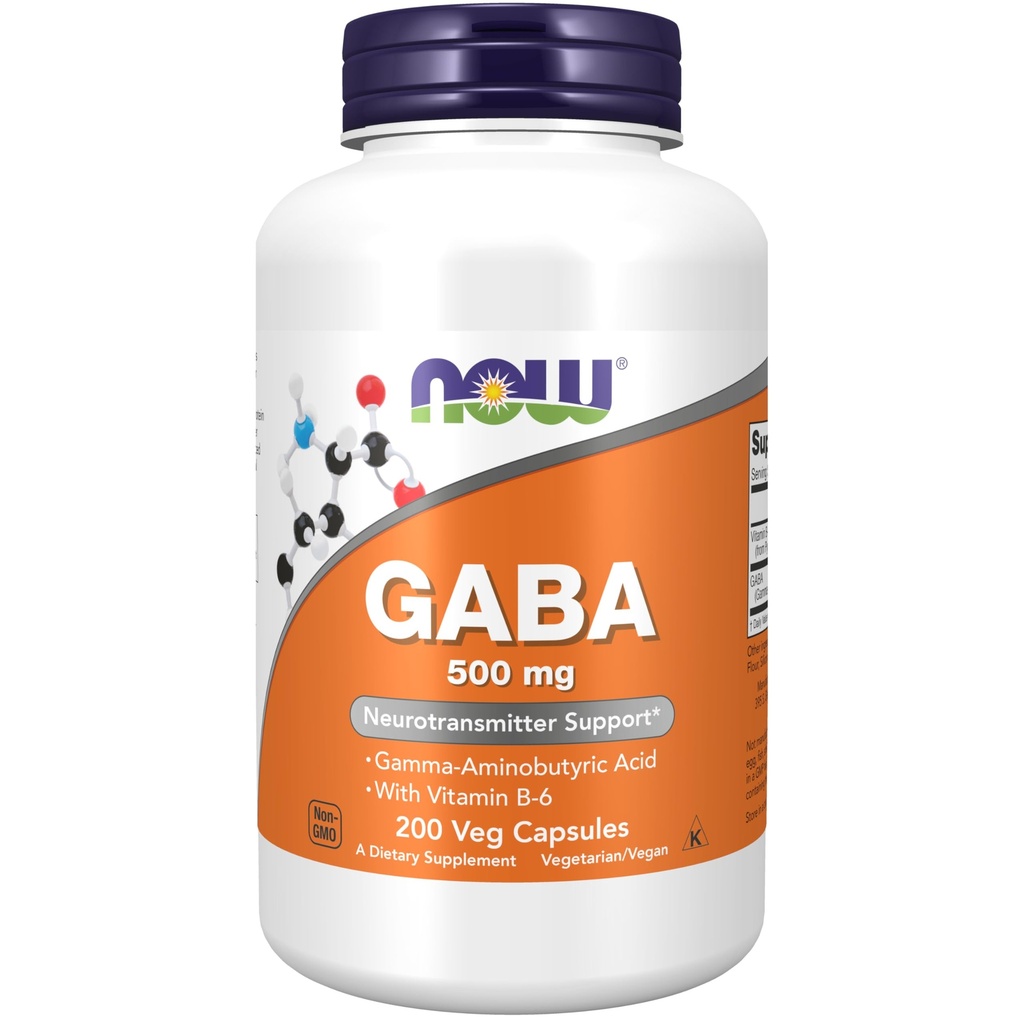 Şimdi GABA 500 mg,200 Veg Capsules