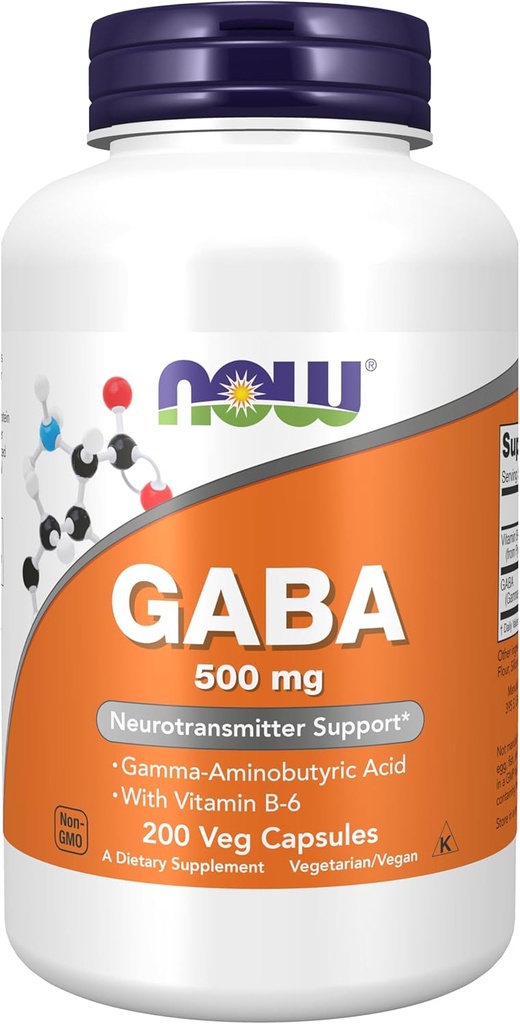 Şimdi GABA 500 mg,200 Veg Capsules