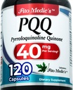 FITO MEDIC'S Lab | pqq |120 Capsules |40 mg | pq Supplement| pq Supplement 40 mg | pirroloquinoline Quinone | Mekanik Ekstra Absiyon.