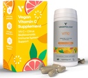 Vegan C Vitamin Supplements - VIT C + Citrus Bioflavonoids - Vitaminler ve Sağlık Supplements - Daily Supplements (60 Capsules) - Vitamin C 500 mg Capsules - Antioksis Supplements