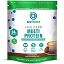 BioTrust Low Carb Protein Tozu - Grass-Fed Hormon Free Cows - GMO, Gluten Ücretsiz (Cafe Mocha)