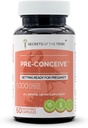 Tribe Pre-Conceive, 60 Capsules, 1000 mg, Vitex, Red Raspberry, Black Cohosh, Red Clover, White Peony, Shatavari. Pregancy 60 Capsules için Hazırlanmak
