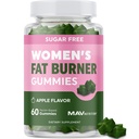 Kadın Fat Burner Gummies for Kilo Kaybı | Green Tea, Green Coffee Bean, Garcinia Cambogia & Ketones | Fat Burners for Women Kilo Lost Gummies | Green Tea Fat Burner Supplements | 60 Count