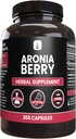 PURE ORIGINAL INGREDIENTS Aronia Berry Ekstraksiyon, (365 Capsules) Her zaman Pure, Nomixs Or Fillers, Lab TY