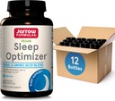 Jarrow Formulas Sleep Optimizer - 60 Veggie Capsules - Sağlıklı Uyku Döngüsü & Rahatlama - PharmaGABA, Hops Flower, Valerian, Melatonin & L-tryptophan 30 Hizmetler, 12 Paket