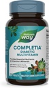 Ο Δρόμος της Φύσης Completia Diabetic Multivitamin, παρέχει ουσιαστικά θρεπτικά συστατικά, με Alpha Lipoic Acid, Cinnamon, Fenugreek, Taurin, Lutein, High Potency B-Vitamins, 60 Tablets (Packing May Vary)
