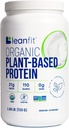 LeanFit Organik Bitki Tabanlı Protein, Unflavored, 21g Vegan Protein, 26 Hizmet, 1.58 Pound (715g) Tub, Low Calorie, Soy-Free, Gluten-Free, Lactose Free, Sugar-Free, Non-GMO
