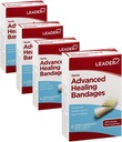 Leader Adhesive Bandages Advanced Healing, Large One Size, 6 Count - Αδιάβροχη και ευέλικτη - 4 Pack