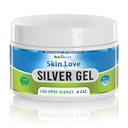 Nutrinoche Nano Silver Gel - Gelişmiş Colloidal Silver Skin Cream - Yara Bakım ve İlk Yardım Gel Burns, Razor Burn ve Sunburn Irritations - Unscented 4 Oz Jar
